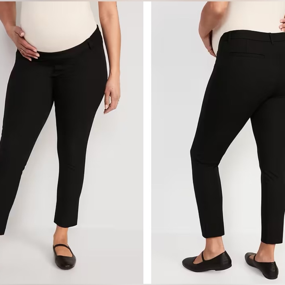 Never worn Maternity Side-Panel Pixie Ankle Pants